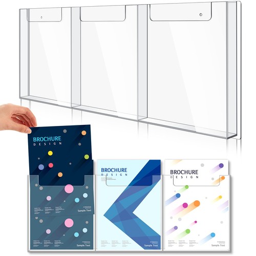 Pcs acrylic brochure holder - brochure,